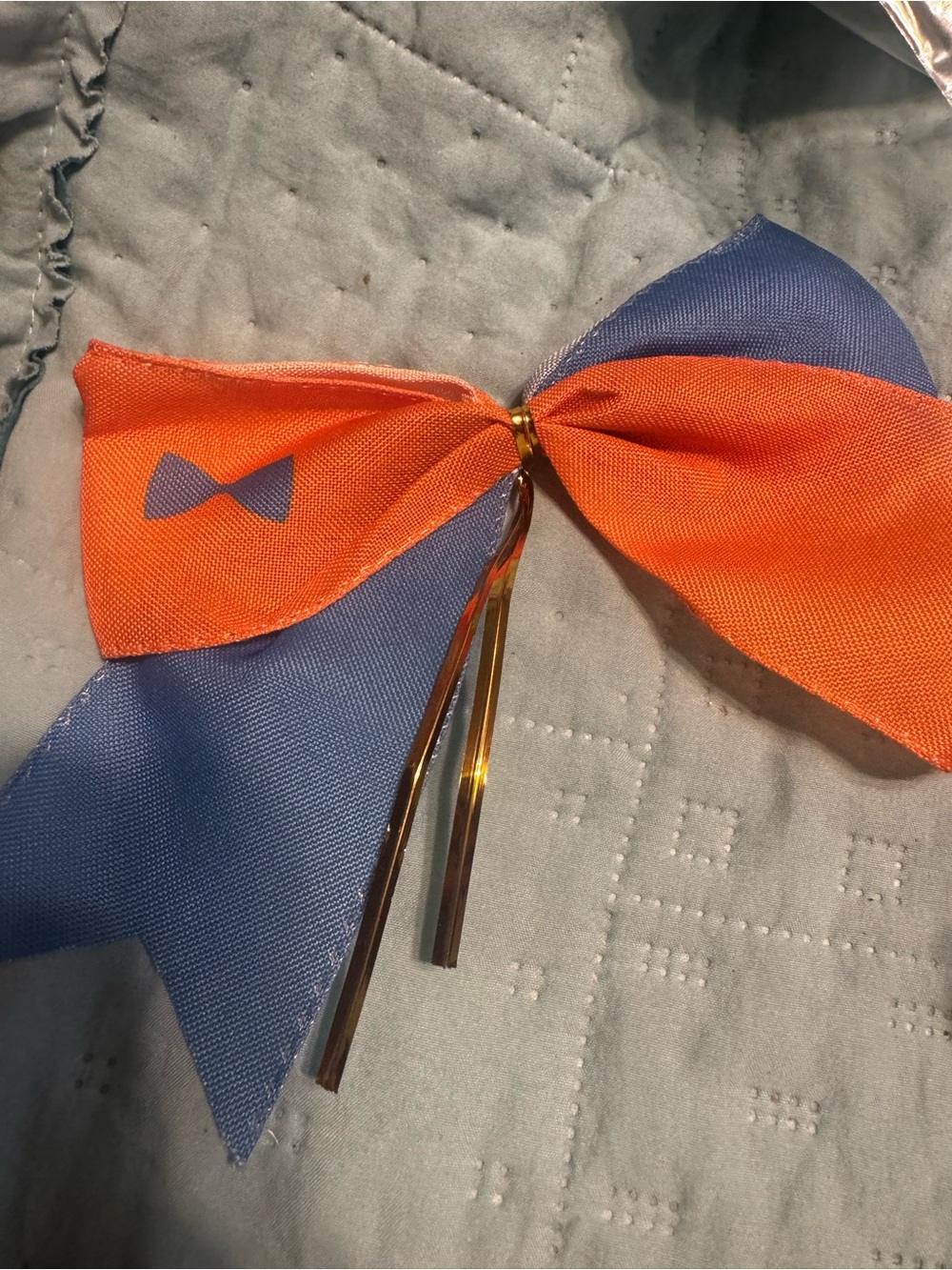 Bows ~ Wreaths Orange & Blue Sporting Events Cheerleaders Knicks NY Fans 24 Lot - Picture 15 of 16